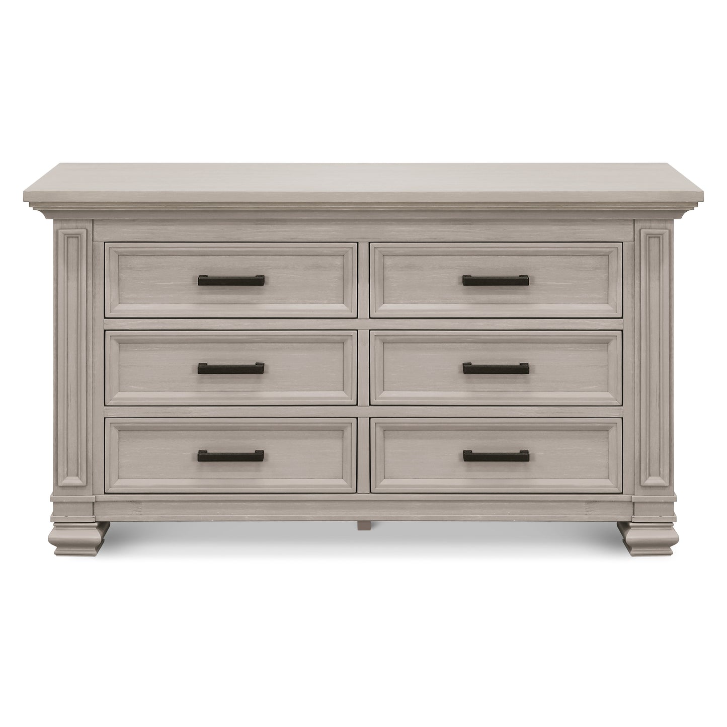 M17326MST,Palermo 6-Drawer Double Dresser in Moonstone