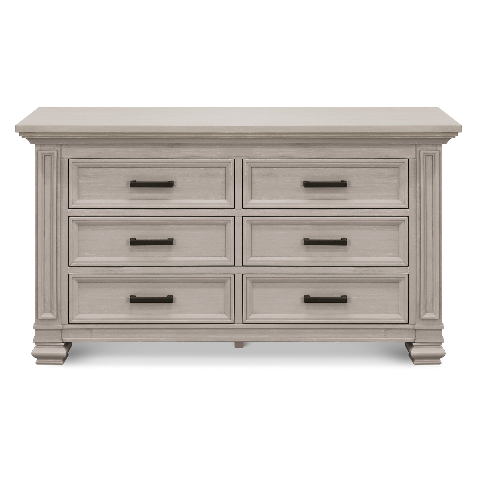 M17326MST,Palermo 6-Drawer Double Dresser in Moonstone