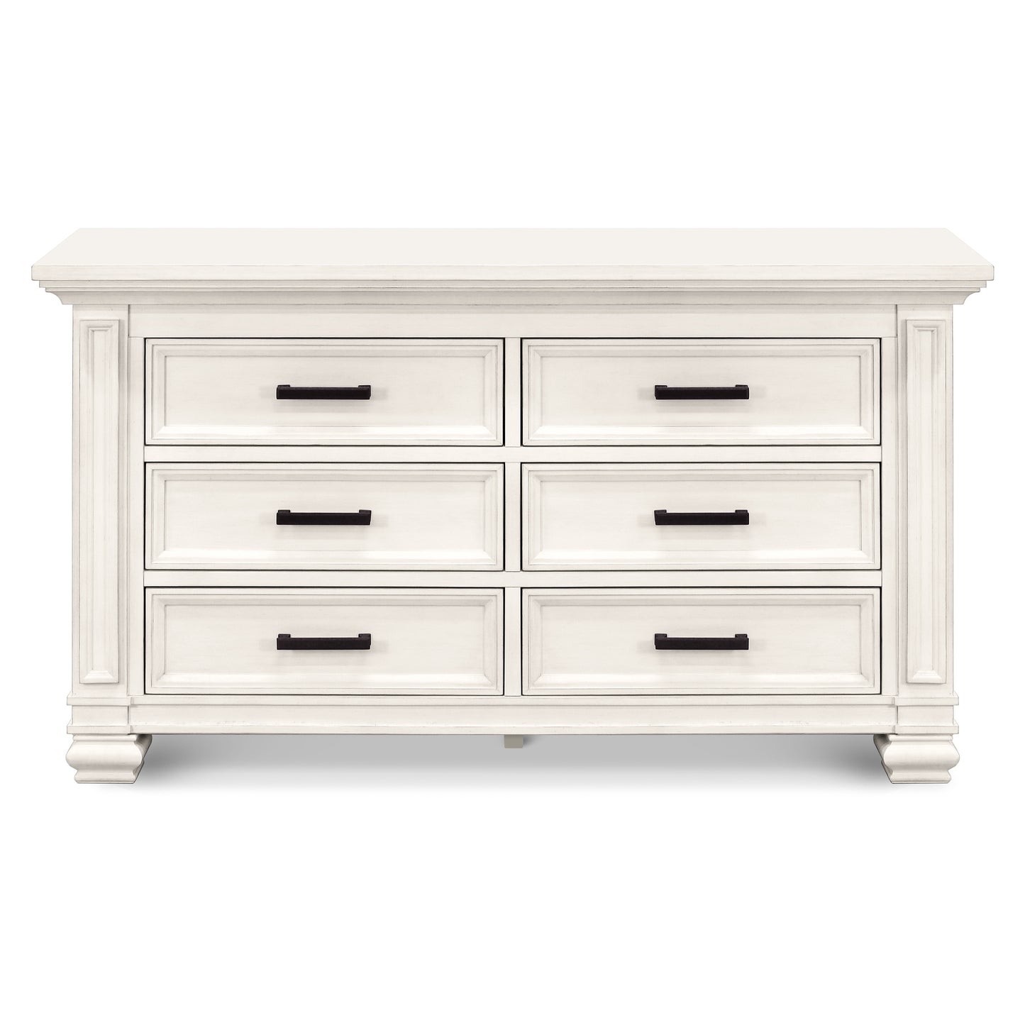 M17326CW,Palermo 6-Drawer Double Dresser in Coastal White