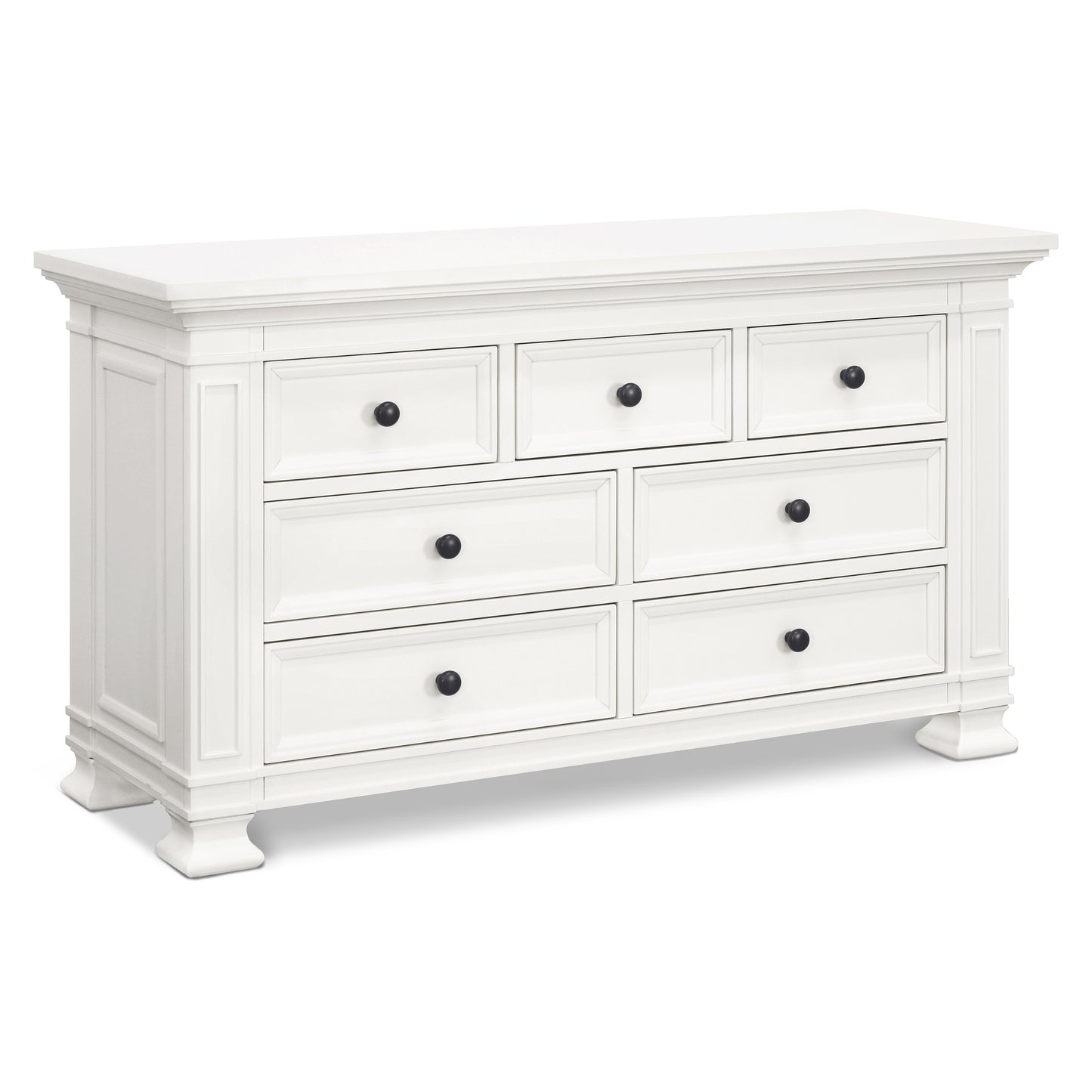 M7616RW,Classic Double-Wide Dresser in Warm White