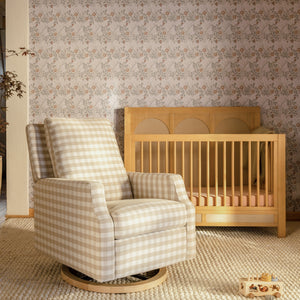 Crewe Recliner and Swivel Glider in Gingham