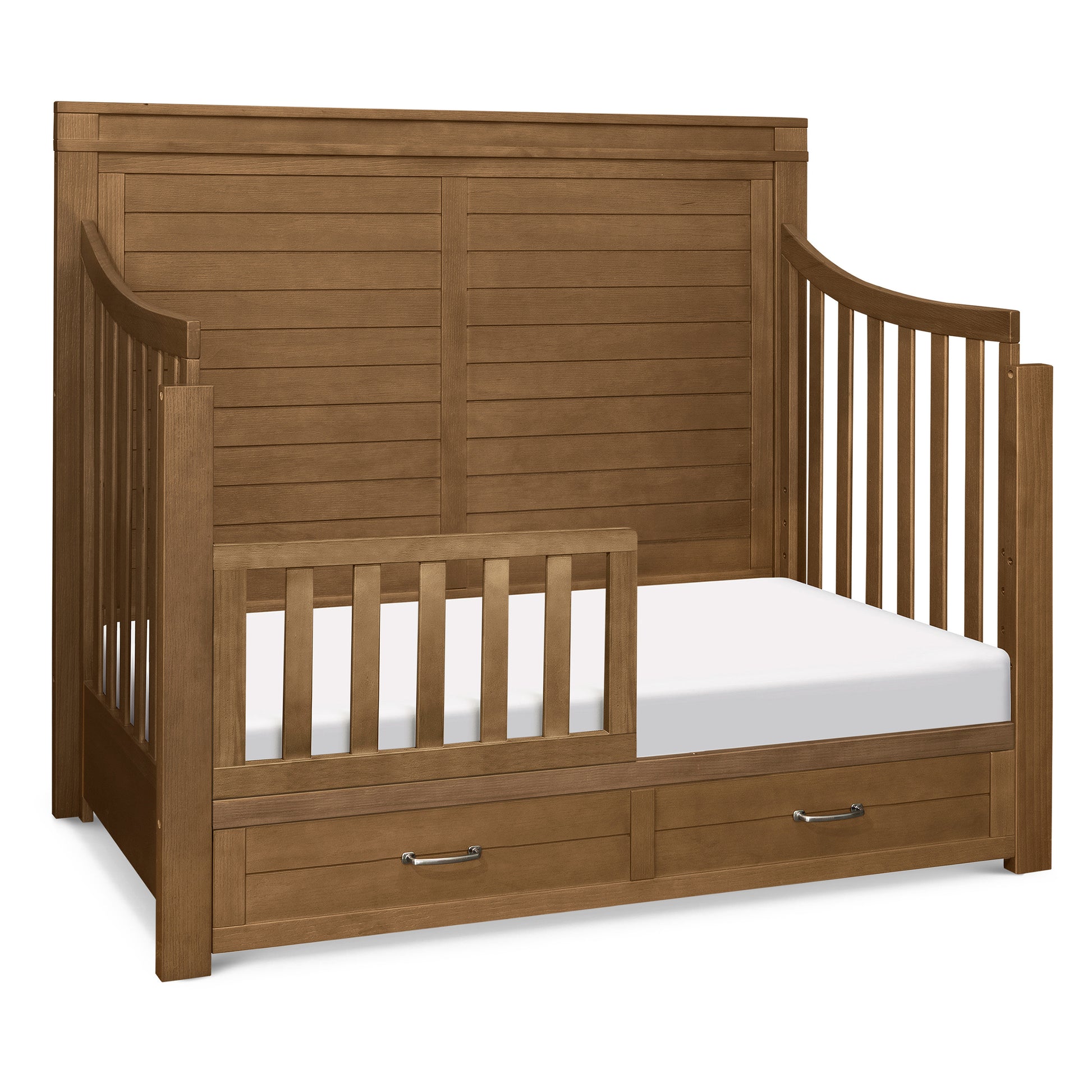 M21101SW,Wesley Farmhouse 4-in-1 Convertible Crib in Stablewood