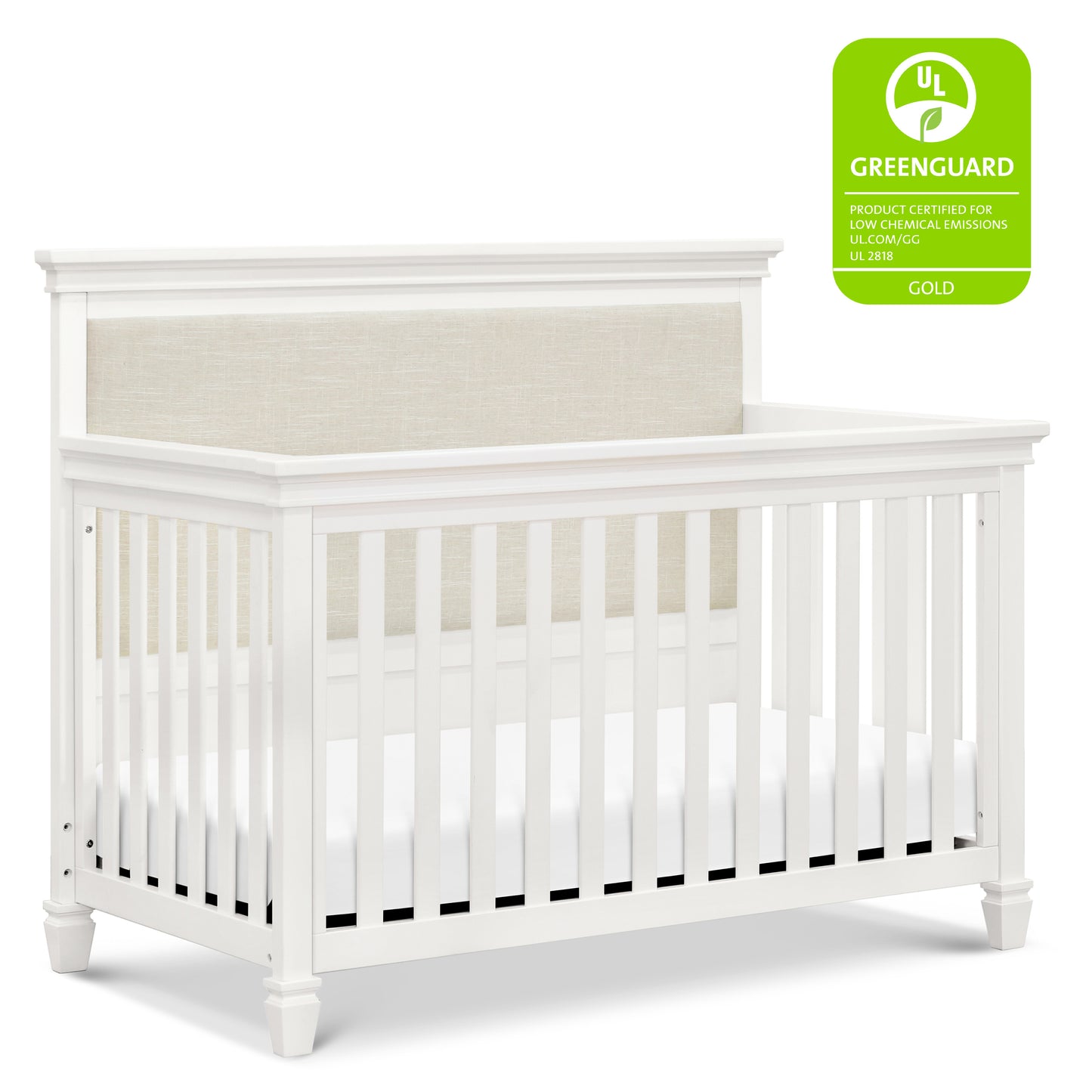 M15801RW,Darlington 4-in-1 Convertible Crib in Warm White