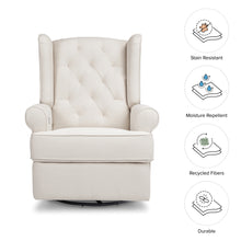 M21987PCMEW,Harbour Power Recliner in Performance Cream Eco-Weave