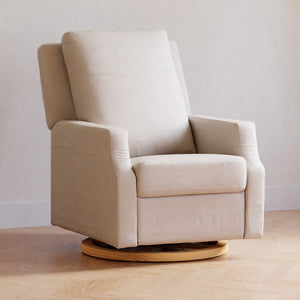 Crewe Electronic Recliner and Swivel Glider in Eco-Performance Fabric | Water Repellent & Stain Resistant