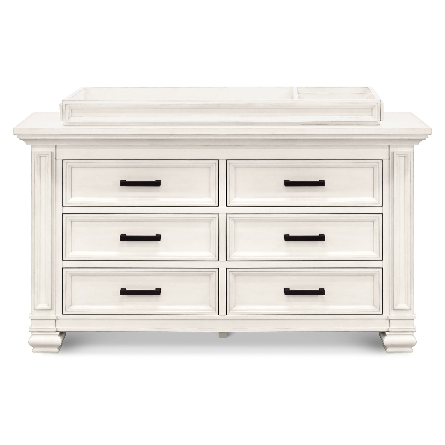 M17326CW,Palermo 6-Drawer Double Dresser in Coastal White