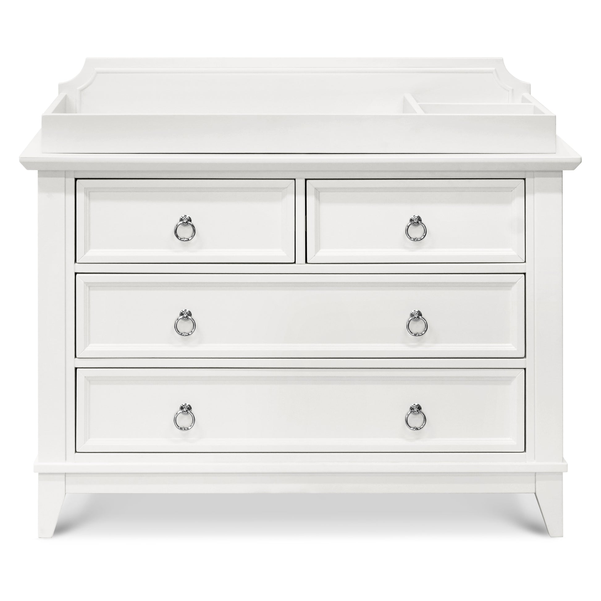 M10716RW,Emma Regency 4-Drawer Dresser in Warm White