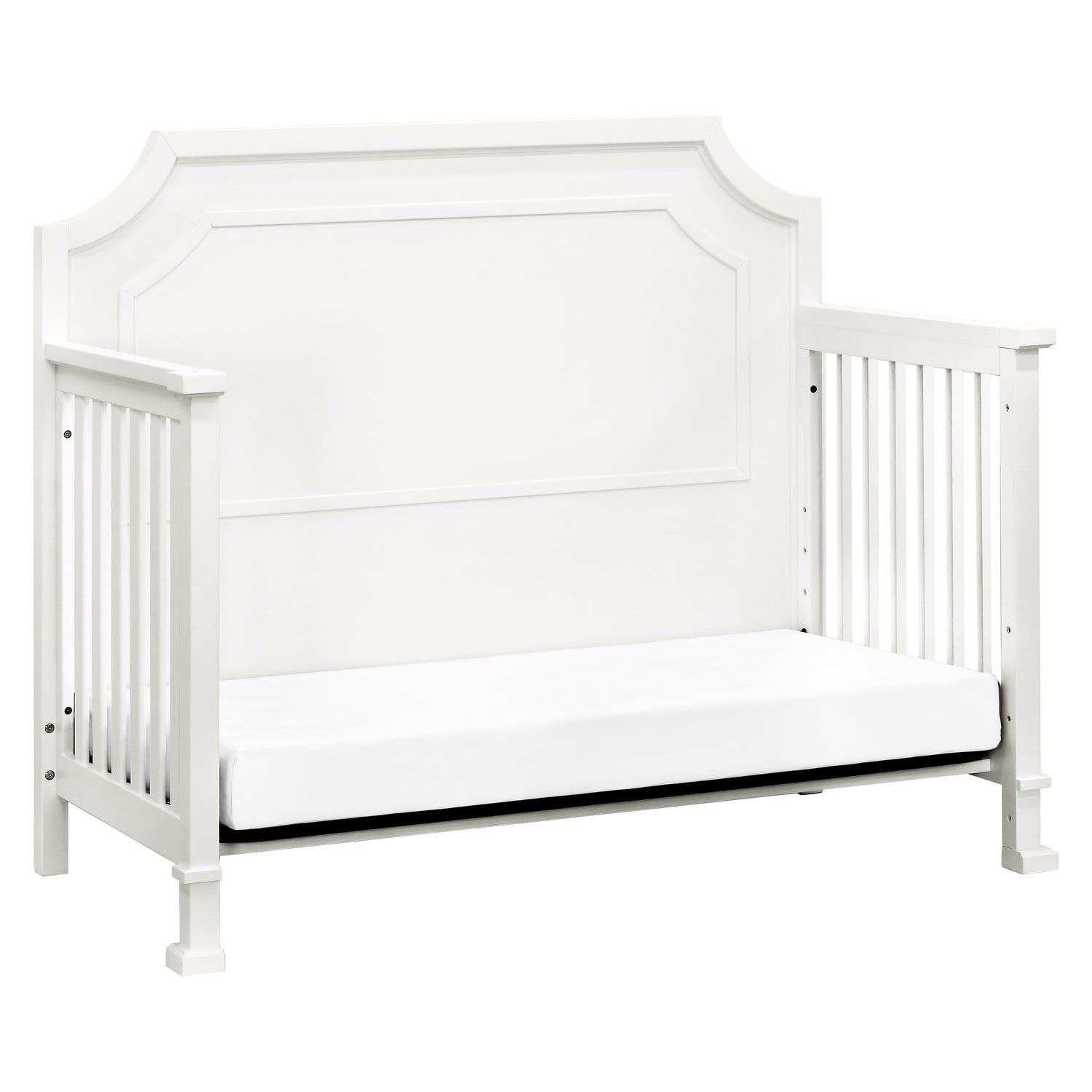 M10701RW,Emma Regency 4-in-1 Convertible Crib in Warm White