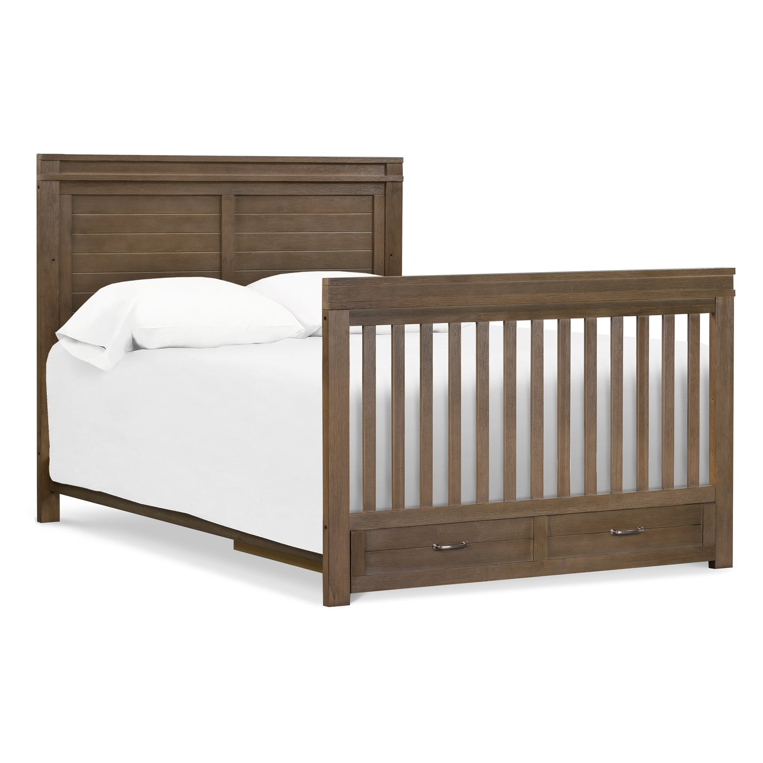 M21101SW,Wesley Farmhouse 4-in-1 Convertible Crib in Stablewood