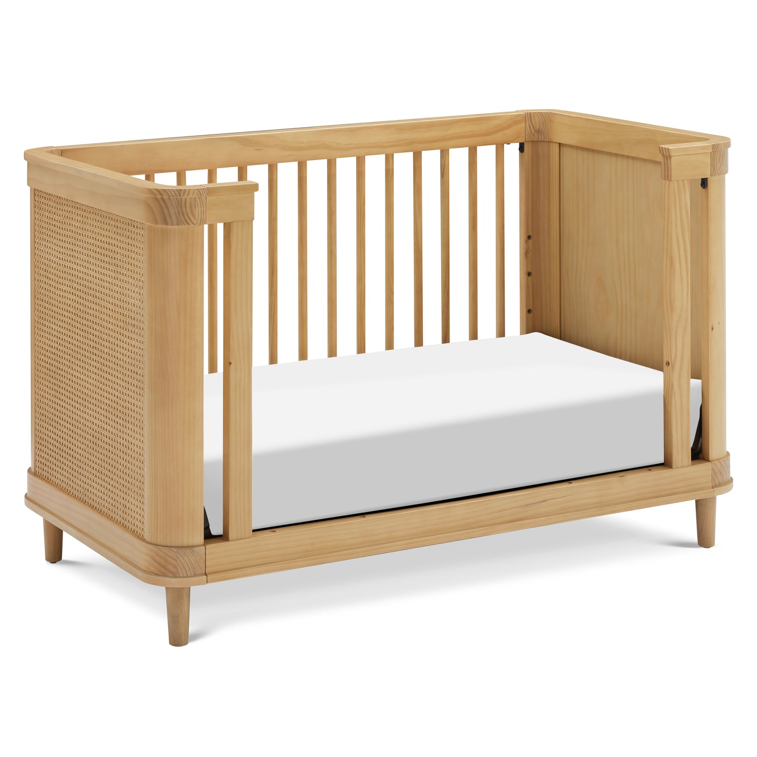 Daybed, M23701HYHC,Marin with Cane 3-in-1 Convertible Crib in Honey and Honey Cane