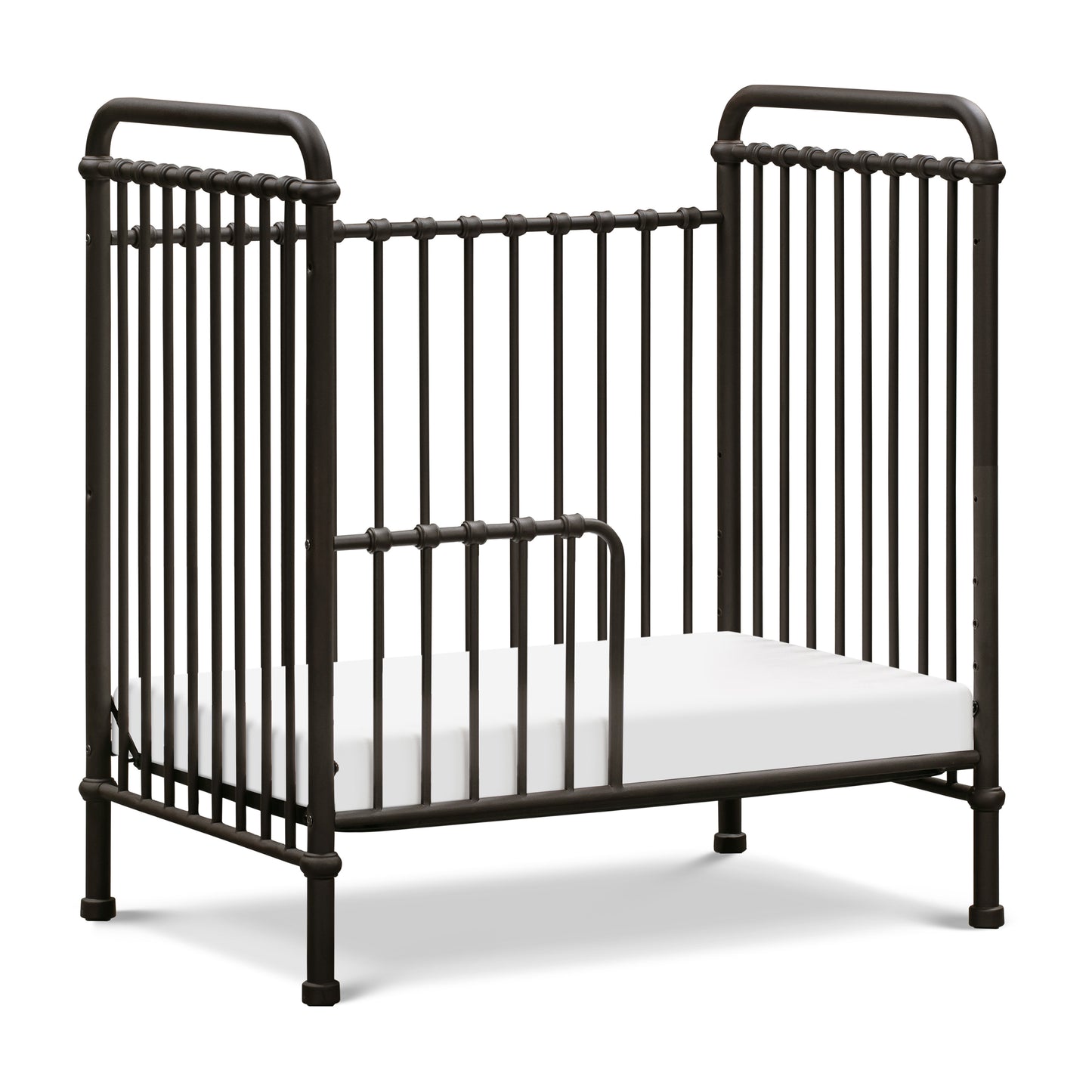 M15598UR,Abigail 3-in-1 Convertible Mini Crib in Vintage Iron