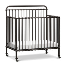 M15398UR,Winston 4-in-1 Convertible Mini Crib in Vintage Iron