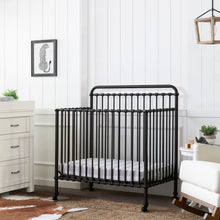 M15398UR,Winston 4-in-1 Convertible Mini Crib in Vintage Iron