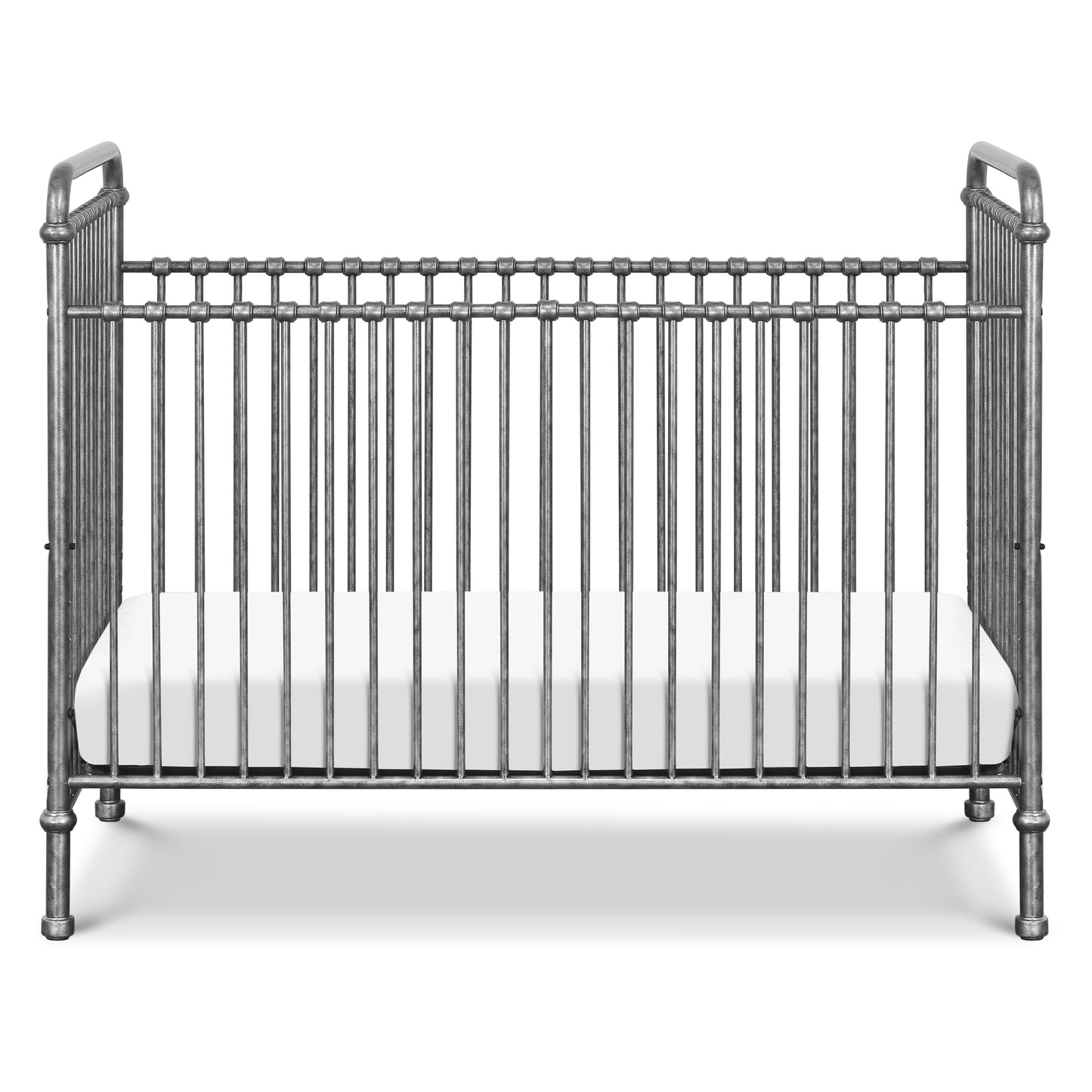 M15501VS,Abigail 3-in-1 Convertible Crib in Vintage Silver