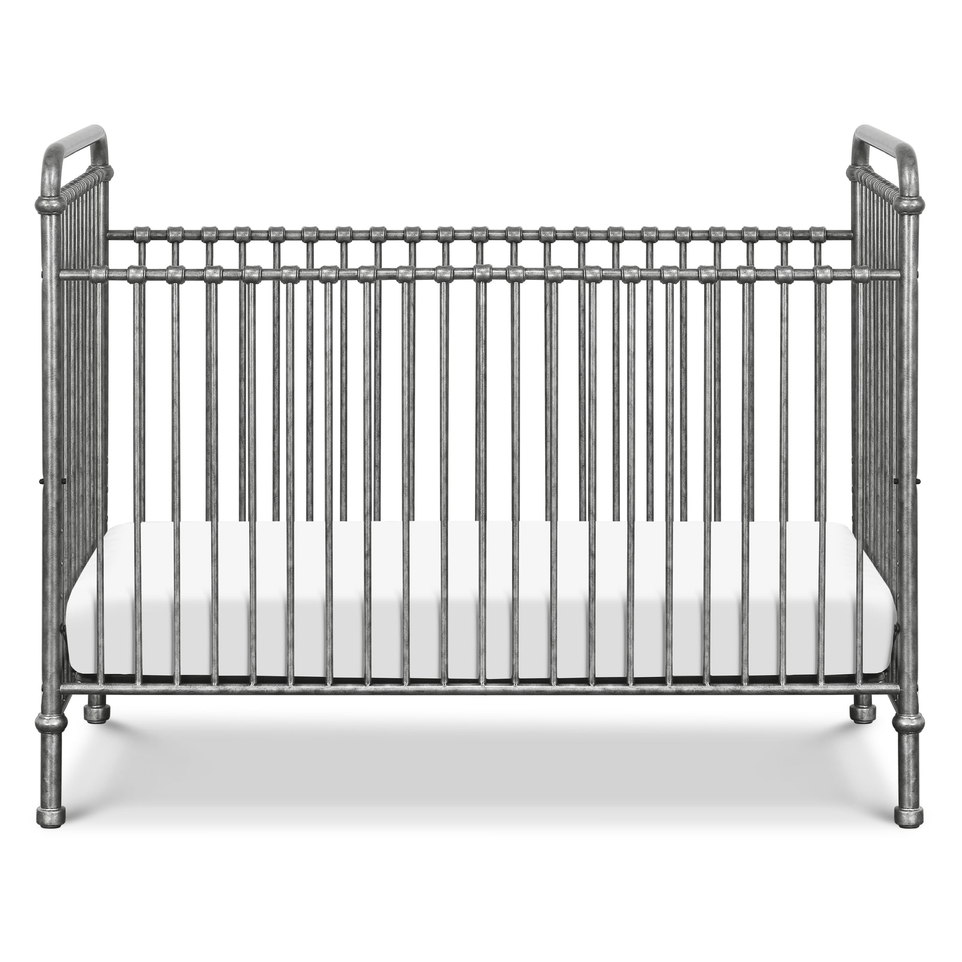 M15501VS,Abigail 3-in-1 Convertible Crib in Vintage Silver