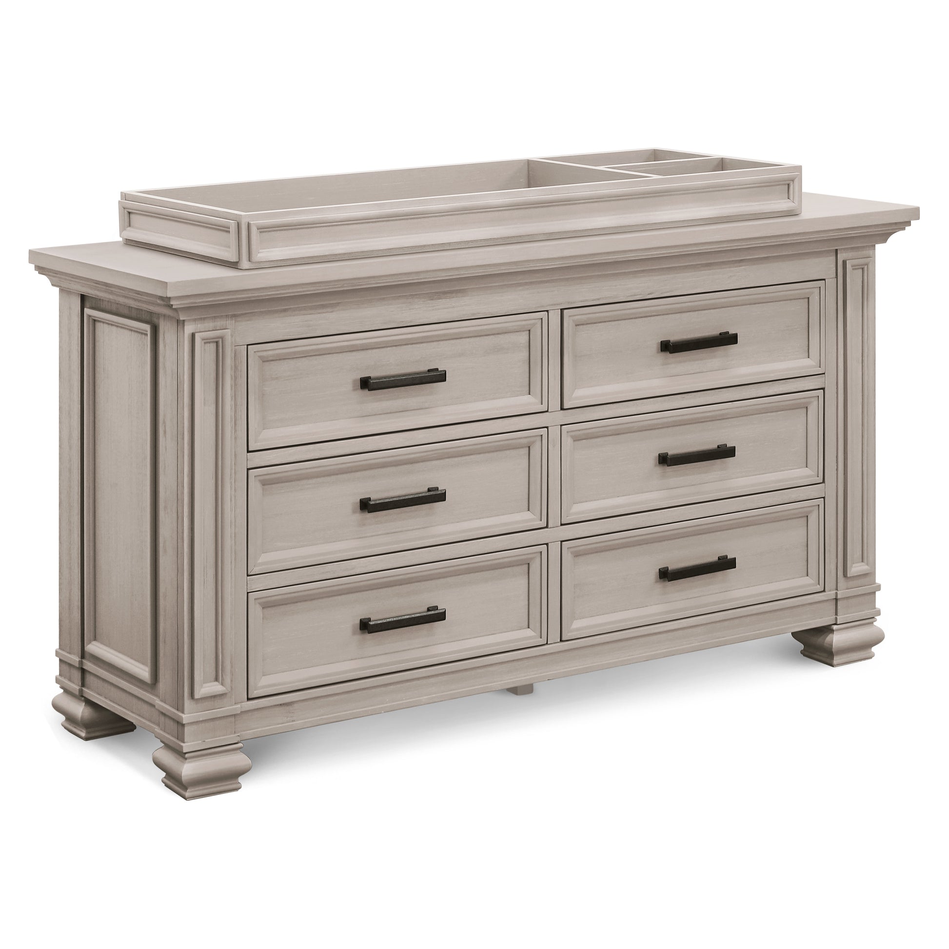 M17326MST,Palermo 6-Drawer Double Dresser in Moonstone