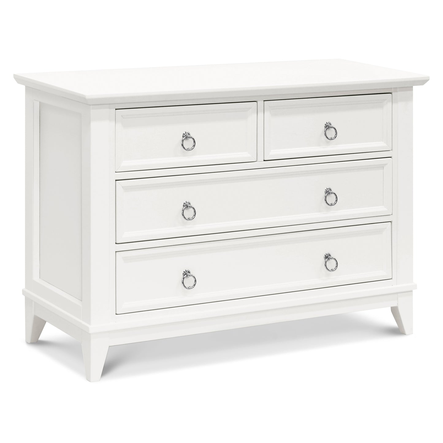 M10716RW,Emma Regency 4-Drawer Dresser in Warm White