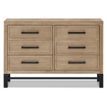 B25816DF,Newbern 6-Drawer Assembled Dresser in Driftwood