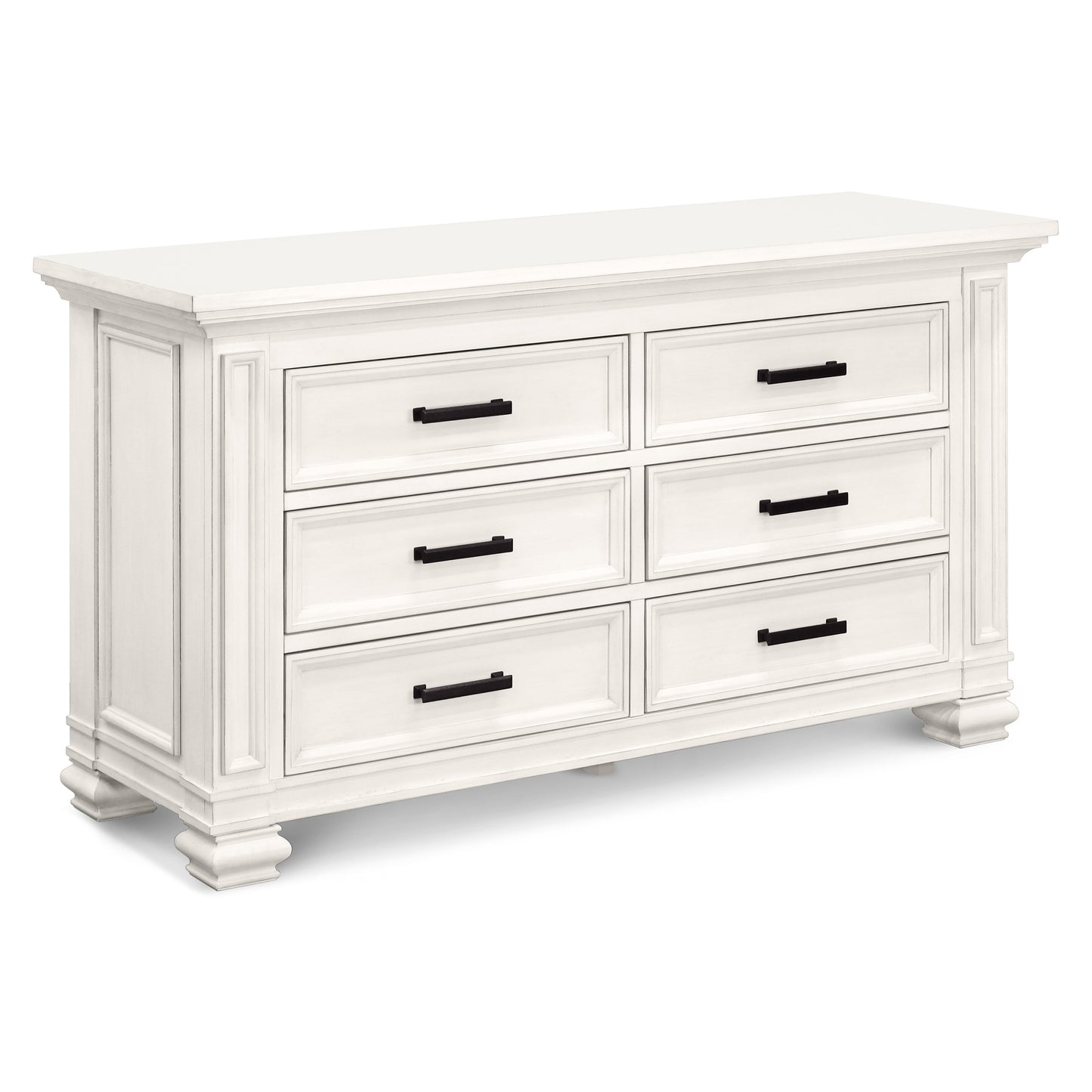 M17326CW,Palermo 6-Drawer Double Dresser in Coastal White