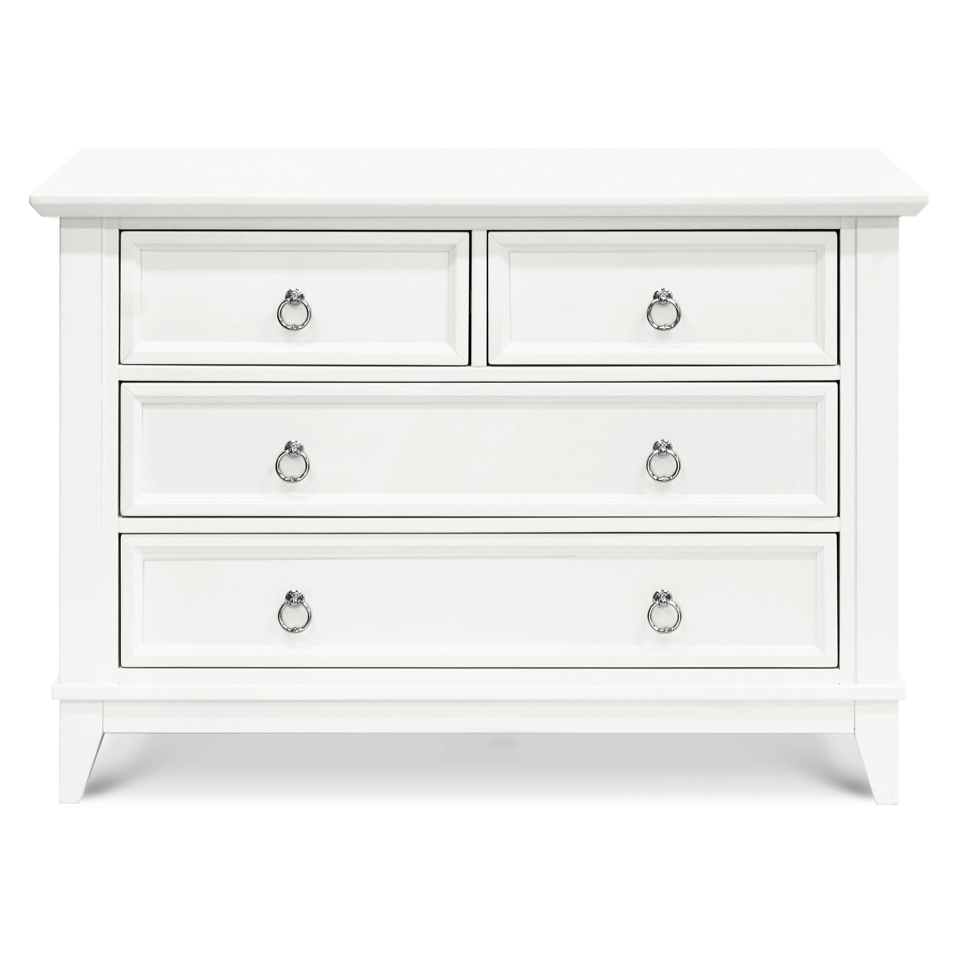 M10716RW,Emma Regency 4-Drawer Dresser in Warm White