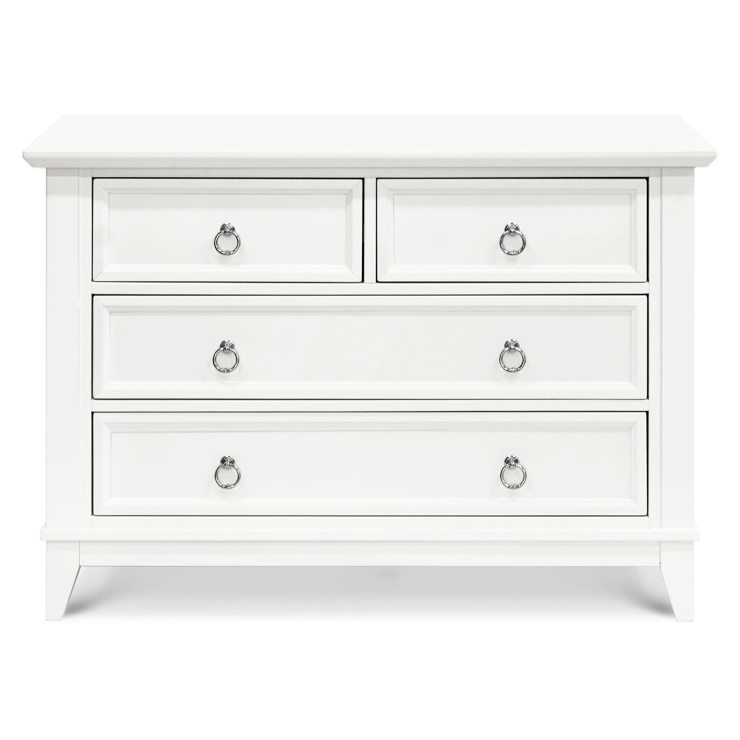 M10716RW,Emma Regency 4-Drawer Dresser in Warm White