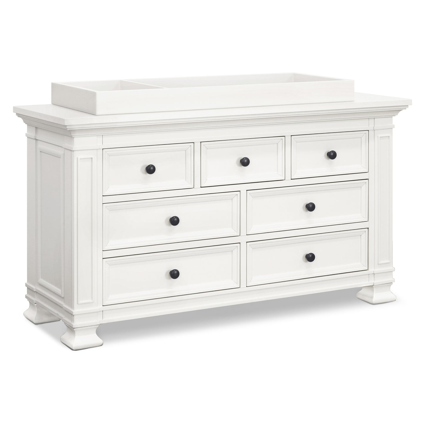 M7616RW,Classic Double-Wide Dresser in Warm White