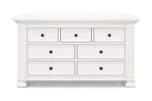 M7616RW,Classic Double-Wide Dresser in Warm White