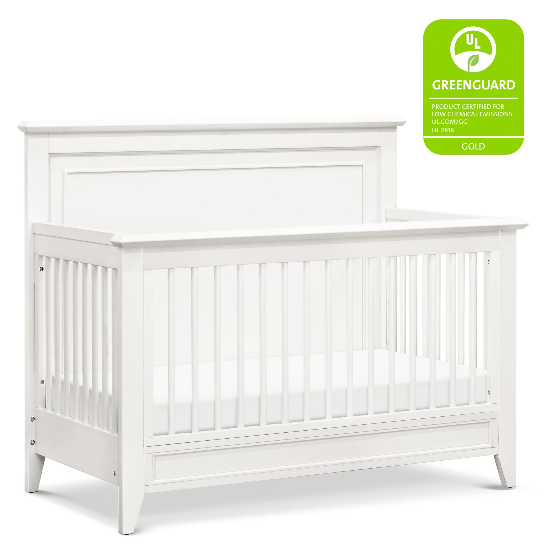 B14401RW,Beckett 4-in-1 Convertible Crib in Warm White